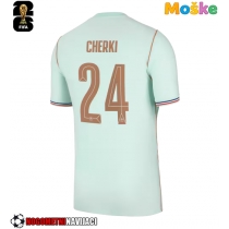Moške Nogometnih dresov Francija Rayan Cherki #24 Gostujoči SP 2026 Kratki rokavi